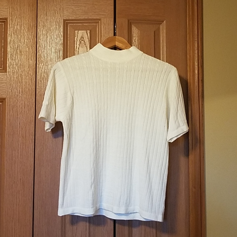 White Turtleneck Shirt